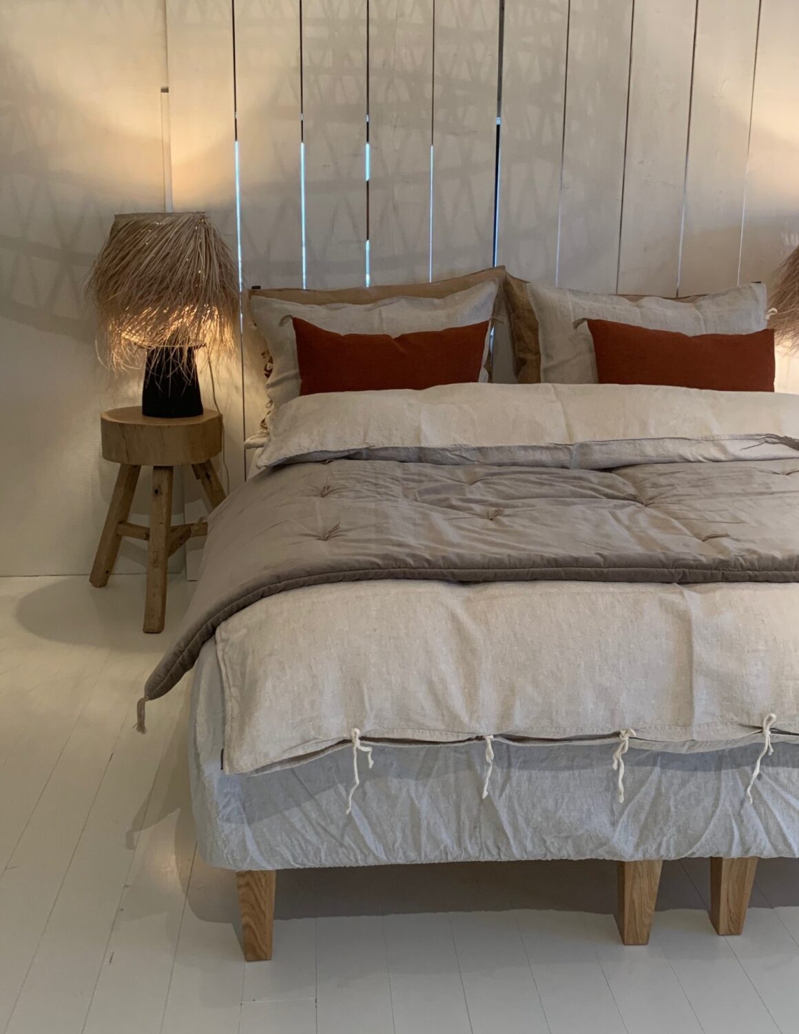 Caravane Velours lavé Sofa cover 100 cotton 85x185cm Olen Mobel