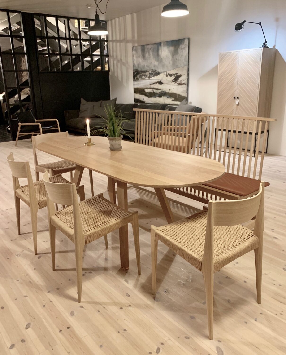 20% DK3 Pia Chair Hvit oljet eik Olen Mobel 20% DK3 Pia Chair Hvit oljet eik Olen Mobel