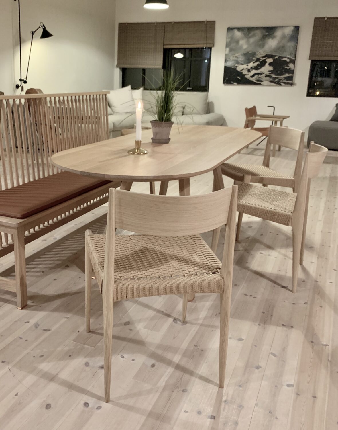 20% DK3 Pia Chair Hvit oljet eik Olen Mobel 20% DK3 Pia Chair Hvit oljet eik Olen Mobel