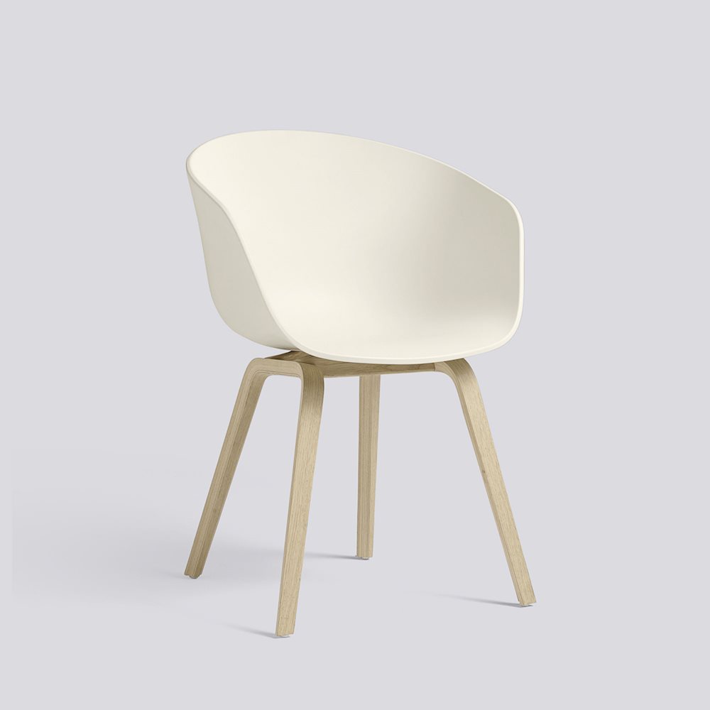 aac22 chair matt lacquer oak base cream white shell Olen Mobel Hay AAC 22 SALG Olen Mobel