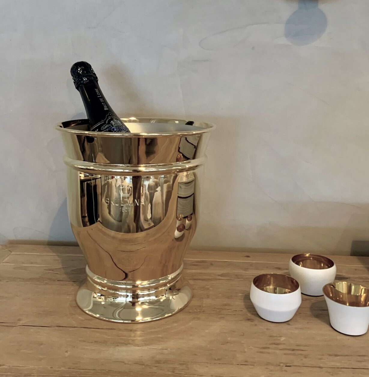 Skultuna Champagne & Wincooler Brass Olen Mobel