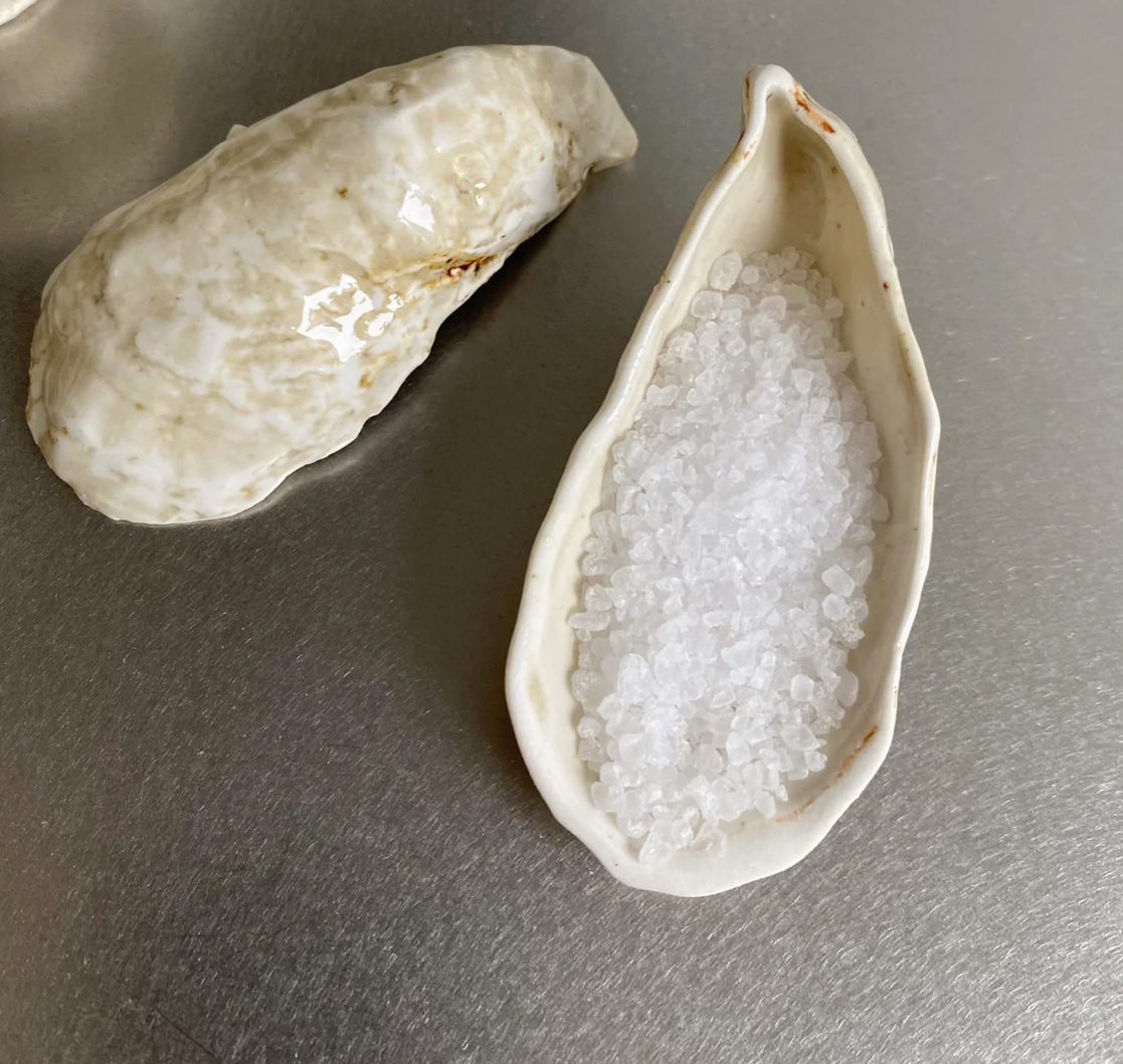 Christina Iversen Studio Østers Saltkar / Smykkeskål.  8cm