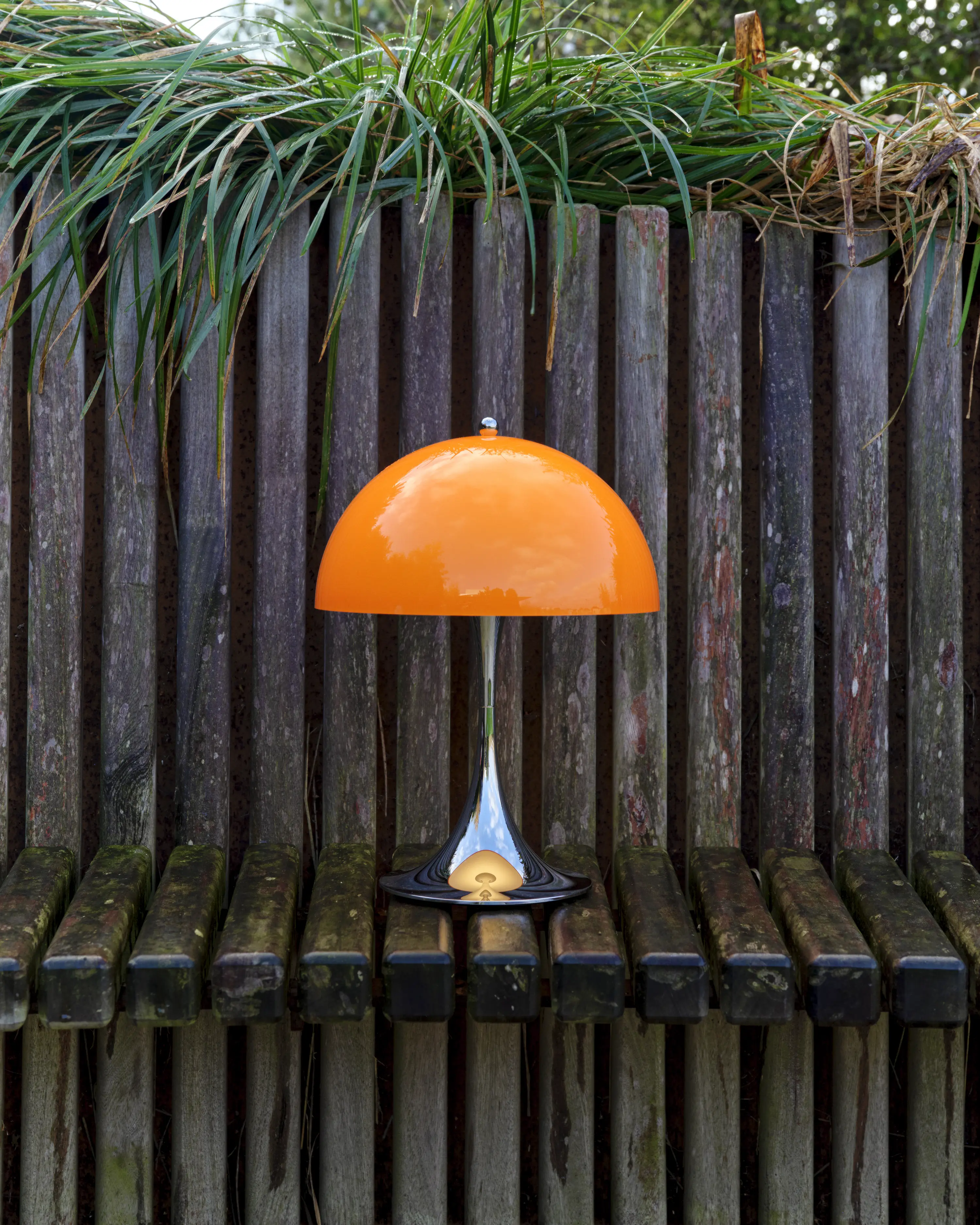 Louis Poulsen PANTHELLA 250 – Chrome Opal Orange V3. Ø25cm. KOMMER PÅ LAGER 23 JUNI