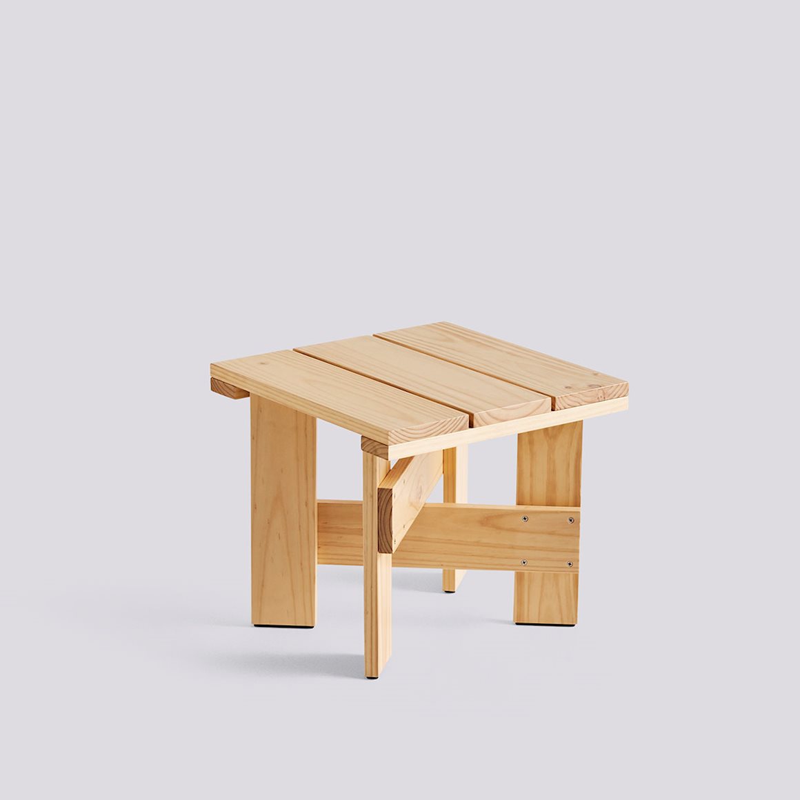 Hay Crate Side Table- lacquered Pinewood. 49,5 x 49,5cm  Høyde 45cm